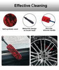 YILANBON Wheel Brush Soft Dense Fibers Car Rim Clean 2PCS by Deal US