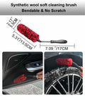YILANBON Wheel Brush Soft Dense Fibers Car Rim Clean 2PCS by Deal US