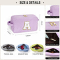 YOOLIFE Monogram Make Up Bag Birthday Gift for Women Girls Gray by Deal US