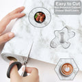 NCANBUS Shelf Liner Non-Slip Waterproof Marble 18in x 20ft Thick Strong Grip by Deal US
