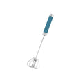 Stainless Steel Balloon Whisk Semi-Automatic Egg Beater Mixer Tool by Deal US