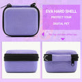 Stukcaze Bitzee Hard EVA Carrying Case Purple 3.9x3.1x4.4in Waterproof Dustproof by Deal US