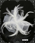 Kidukso Derby Hat Vintage Fascinator Headband Clip White by Deal US