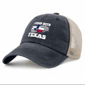 Beafoliya Texas Flag Trucker Hat Women Mesh Baseball Cap Purplish Blue by Deal US