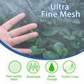 Daksha Ultra Fine White Garden Netting 2.4x3m 7.8x9.8ft Mosquito Plant Cover by Deal US