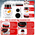 Riakrum 12 Pcs Winter Snowman Paper Lanterns Hanging Christmas Ornaments by Deal US
