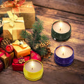 Christmas Scented Candle Set 3 Pack Soy Apple Cinnamon Cedar Vanilla 2.5oz by Deal US