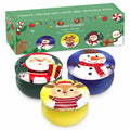 Christmas Scented Candle Set 3 Pack Soy Apple Cinnamon Cedar Vanilla 2.5oz by Deal US