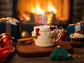 Sweater Mug Winter Cozy 14oz Red White Gloves Tree Holiday Gift by Deal US