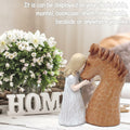 Horse Gifts Girl Embrace Horse Figurine Statue Home Decor Keepsake by Deal US