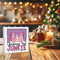 Pink Christmas Tree Decorations Funny Merry Xmas Decor 5x5 inches by Deal US