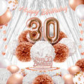 EpiqueOne 41-Piece Rose Gold 30th Birthday Party Decorations for Women by Deal US