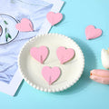 COMNICO 6 Pack Heart Shaped Stainless Steel Adhesive Hooks Silver by Deal US