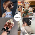 Yexnum 6pcs Acrylic Wavy Claw Hair Clips for Women Thick Thin Curly Hair by Deal US