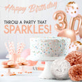 EpiqueOne 41-Piece Rose Gold 30th Birthday Party Decorations for Women by Deal US