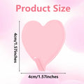 COMNICO 6 Pack Heart Shaped Stainless Steel Adhesive Hooks Silver by Deal US