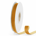 VISPAD Velvet Ribbon Beige 5/8in x 10yd Single Face 1 Roll by Deal US