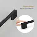 Haliwu 10 Pack Black Cabinet Handles 3-3/4 Inch Hole Center Modern Pulls by Deal US