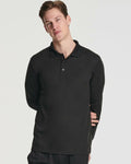 3 Pack Mens Dry Fit Long-Sleeve Polo Shirt Slim Athletic Set 9 Size S by Deal US