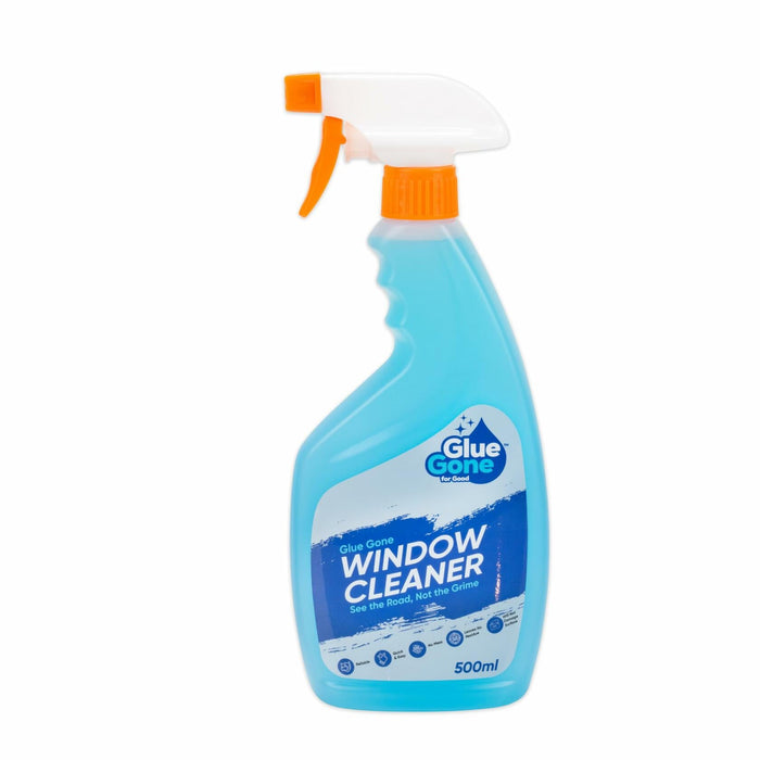 Glue Gone Car Window Cleaner Spray 500ml Streak-Free Shine Safe on Tints by Deal US