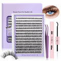 B&Qaugen Lash Extension Kit 280PCS 30D Soft D Curl Manga Black by Deal US