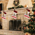 TSUYAWU Mom Christmas Stocking Snowman Xmas Decoration 18x12 Inch by Deal US