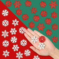 LadyRosian Wooden Snowflake Decorations 4 Pack Standing & Hanging Xmas Ornaments by Deal US