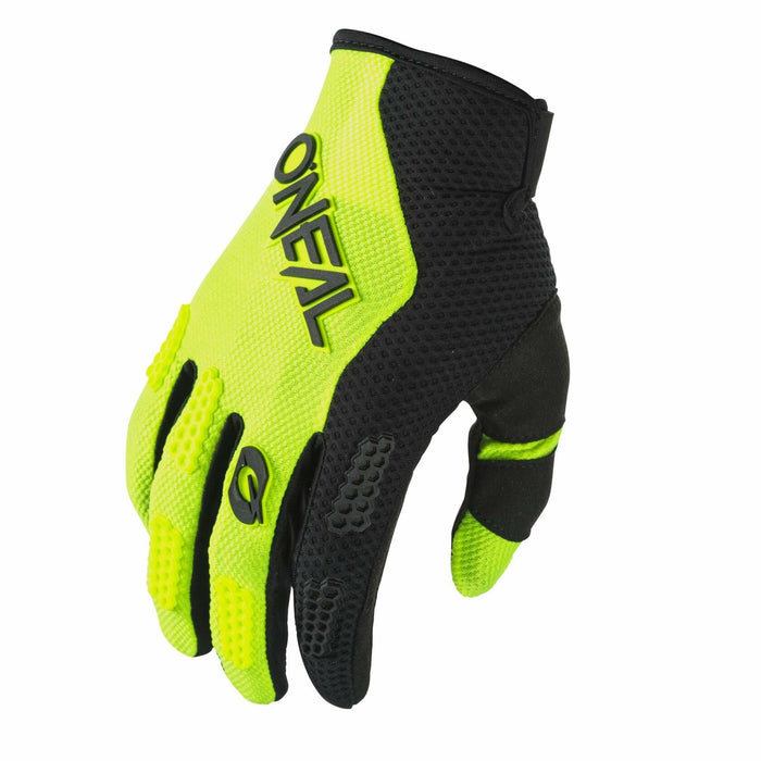 O'NEAL Element Boys Racewear Gloves Black Neon Size 5 by Deal US