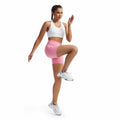 Athletic Shorts Women Gym Yoga Workout High Waisted Pink Size XS by Deal US