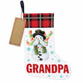 TSUYAWU Grandpa Christmas Stocking Xmas Decoration 18x12 Inch Fireplace by Deal US