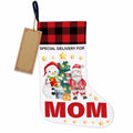 TSUYAWU Grandma Christmas Stocking Holiday Decoration 18x12 Inch by Deal US