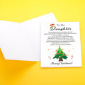 TI-EDC Sentimental Christmas Cards for Daughter - Merry Xmas Gifts by Deal US