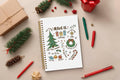 Ecezatik Christmas Notebook Jesus Is the Season 5.5x8.3 Inch Spiral by Deal US