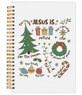 Ecezatik Christmas Notebook Jesus Is the Season 5.5x8.3 Inch Spiral by Deal US