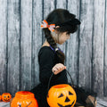 Halloween Pumpkin Hair Bows Clips Orange Dual-Layered Grosgrain Ribbon by Deal US