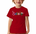Boys Girls Toddler Reindeer Christmas Short Sleeve Holiday Red Tee Shirt Size 3T by Deal US