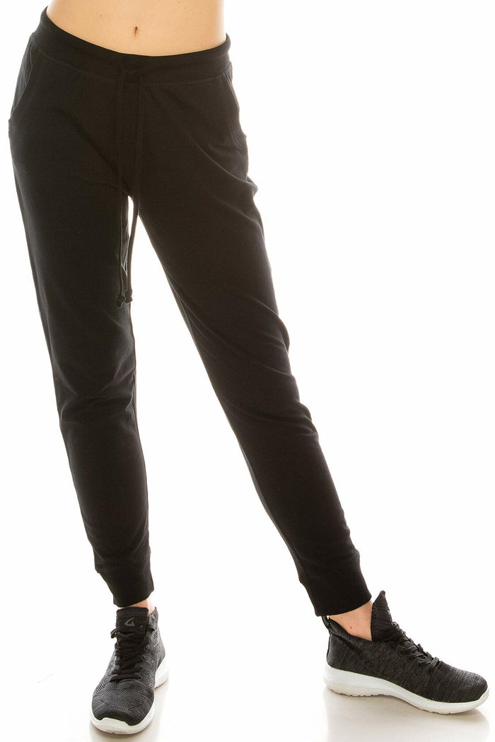 Eevee Women's Casual Jogger Pants Sweatpants Relaxed Fit Black Size M by Deal US