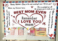 PGSWEER Mother's Day Backdrop 7x5FT Love Heart Banner Photo Booth Props by Deal US