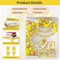Onteftshop Baby Boxes Letters Party Decorations Clear Gold 4 Count by Deal US