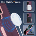 THMEIRA Samsung Galaxy S23 Ultra Case 2 Pack Belt Clip Screen Protector Purple by Deal US