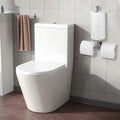 Double Toilet Paper Holder with Shelf Wall Mount 304 Stainless Steel by Deal US