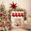 BELISHMIE 20-Inch Red Christmas Stocking Gold Embroidered Number 23 by Deal US
