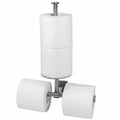 Double Toilet Paper Holder with Shelf Wall Mount 304 Stainless Steel by Deal US