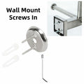 Double Toilet Paper Holder with Shelf Wall Mount 304 Stainless Steel by Deal US
