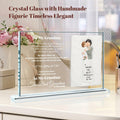 Mom Gifts from Daughter Crystal Keepsake Plaque Unique Mothers Day Gift by Deal US
