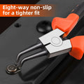 NOEAIKE 4-Pack 7" Snap Ring Pliers Set Internal External Circlip with Pouch by Deal US