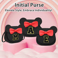 OYLOLA Toddler Girls Initial Purse Black Ages 3-8 Birthday Gift by Deal US