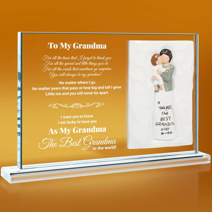 Mom Gifts from Daughter Crystal Keepsake Plaque Unique Mothers Day Gift by Deal US