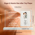 Mom Gifts from Daughter Crystal Keepsake Plaque Unique Mothers Day Gift by Deal US