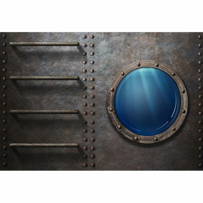 Baocicco Underwater World Photography Backdrop 5x4ft Cartoon Submarine by Deal US